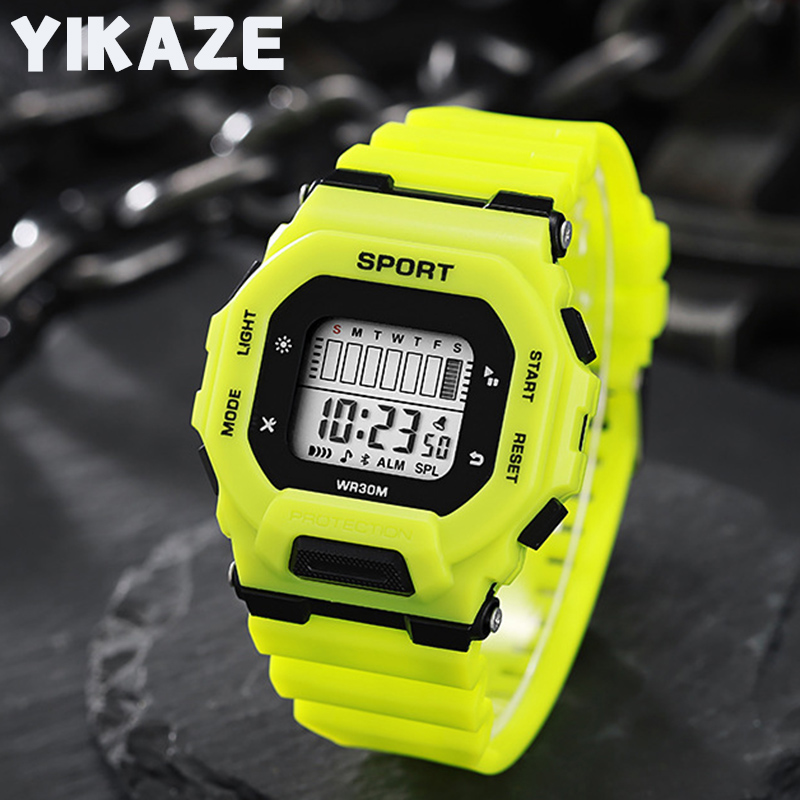 Outdoor Sports Adventure - YIKAZE мужские спортивные часы водонепроницаемые светодиодные